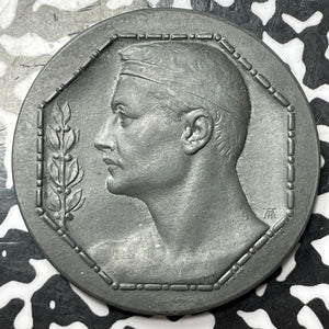 1921 Germany Zinc Swimming Award Medal Lot#D3917 40mm