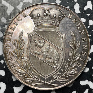 (1840) Switzerland Bern 50 Batzen Academia Bernensis Medal Lot#JM5616 Silver!