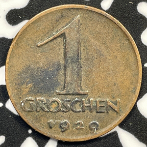 1929 Austria 1 Groschen Lot#M3739
