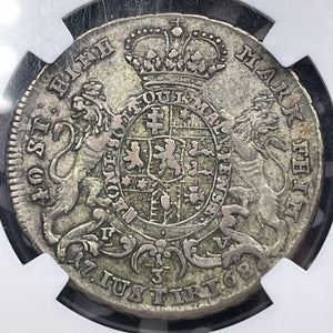 1768 Germany Hesse-Cassel 1/3 Thaler NGC XF45 Lot#G6523 Silver!