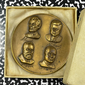 1965 U.S. Medallic Art Co. Lincoln, Garfield, Mckinley, Kennedy Medal Lot#B1509