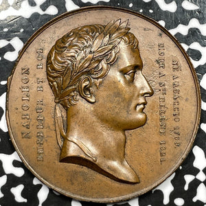 1821 France Napoleon Death Uniface Cliche Medal Lot#OV762 52mm. Bramsen-1987