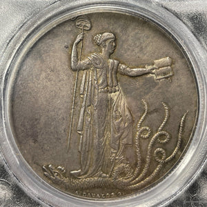 1839 Peru 1 1/2 Peso Proclamation Medal PCGS AU58 Lot#GV4588 Fonrobert-9062