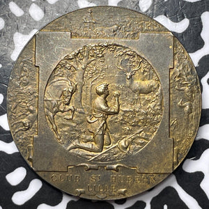 Undated France Club St. Hubert Lille Medal Lot#D3931 37mm