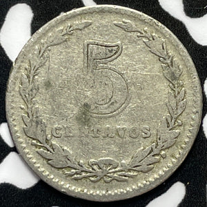 1929 Argentina 5 Centavos Lot#M5341