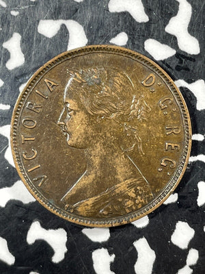1890 Newfoundland Large Cent Lot#M2018 Nice!