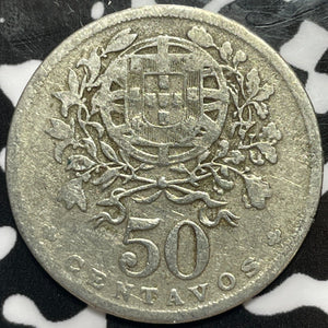 1940 Portugal 50 Centavos Lot#M5775