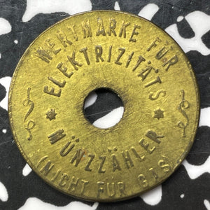 1935 Germany Plauen Electricity Token (17 Available)(1 Coin Only) Menzel-11061.3