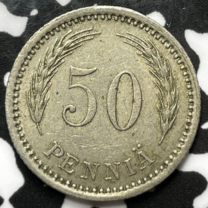 1921 Finland 50 Pennia Lot#M4801