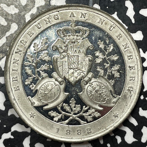 1882 Germany Nurnberg Trade, Industry, & Art Medal Lot#OV606 48mm
