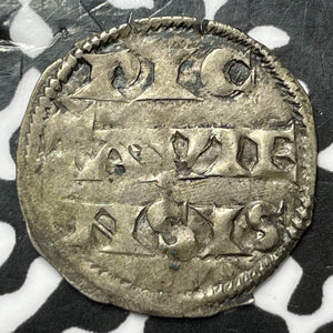 (1189-1199) Anglo-Gallic Richard The Lionheart Denier Lot#JM6284 Silver! Elias-8