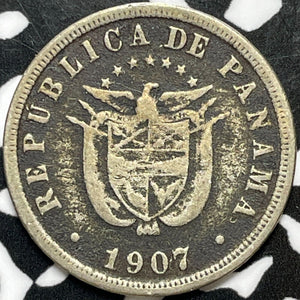 1907 Panama 2 1/2 Centesimos Lot#M6980