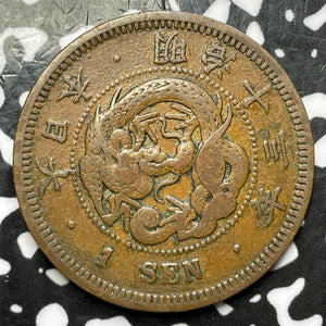 (1880) Year 13 Japan 1 Sen Lot#D2636