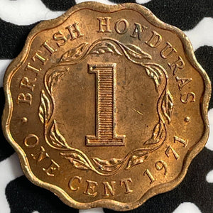 1971 British Honduras 1 Cent Lot#D4876 High Grade! Beautiful!