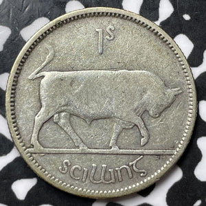 1930 Ireland 1 Shilling Lot#D5204 Silver!
