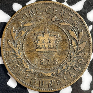 1873 Newfoundland Large Cent Lot#D4671