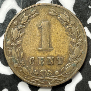 1880 Netherlands 1 Cent Lot#M7996