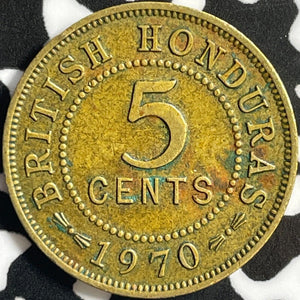 1970 British Honduras 5 Cents Lot#D6437