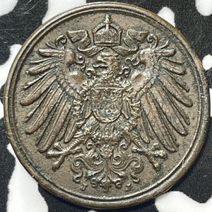 1894-J Germany 1 Pfennig Lot#M6720 Better Date