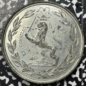 (1698) Russia Feodor Alexeyvich Golovin Medal Lot#OV656 Diakov-10.2, 59mm