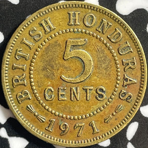 1971 British Honduras 5 Cents Lot#D6439