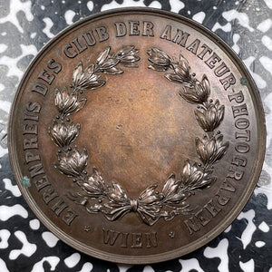 Undated Austria Vienna Daguerre Amateur Photographers Medal Lot#OV957 59mm