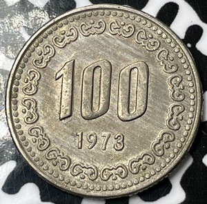 1973 Korea 100 Won Lot#M4076