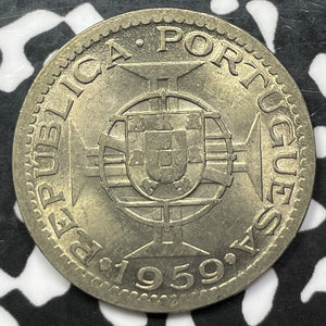 1959 Portuguese India 1 Escudo (4 Available) High Grade! Beautiful!(1 Coin Only)