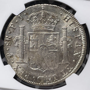 1808-PTS PJ Bolivia Charles IV 8 Reales NGC MS63 Lot#G5313 Large Silver!
