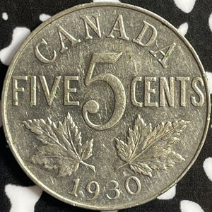 1930 Canada 5 Cents Lot#D6263 Nice!