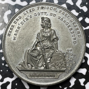 1865 Germany Dresden Singing Festival Medal Lot#OV1003 Wurzbach-1716, 47mm