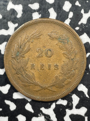 1891 Portugal 20 Reis Lot#M0955