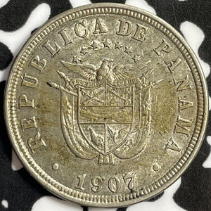 1907 Panama 2 1/2 Centesimos Lot#M8944 Nice!