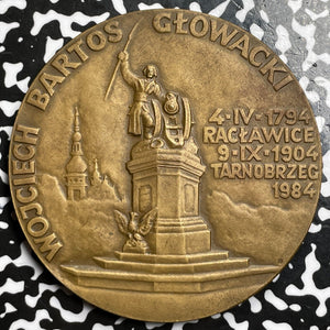 1984 Poland Wojciech Bartos Glowacki Medal Lot#OV990 70mm