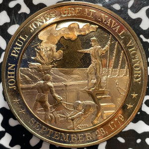 Undated U.S. John Paul Jones Naval Victory Medal Lot#M6154 44MM