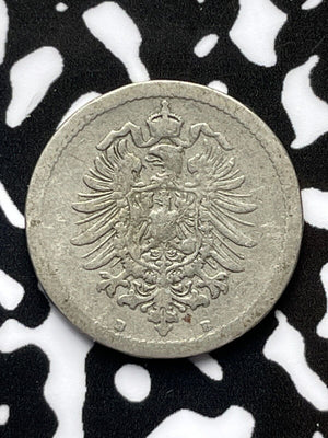 1876-B Germany 5 Pfennig Lot#M4342