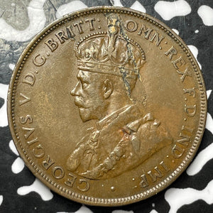 1926 Australia 1 Penny Lot#D3467 Semi-Key Date!