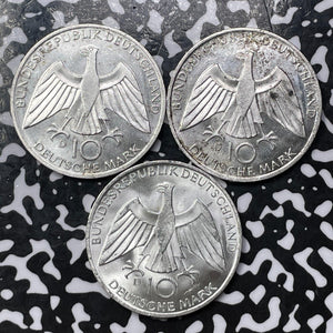 1972-D West Germany 10 Mark (3 Available) High Grade! (1 Coin Only) Silver!