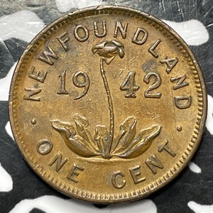 1942 Newfoundland Small Cent Lot#D4121 Nice!
