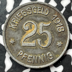 1918 Germany Coblenz 25 Pfennig Notgeld Lot#D5681