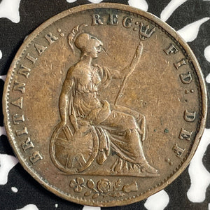 1854 Great Britain 1/2 Penny Half Penny Lot#D1549