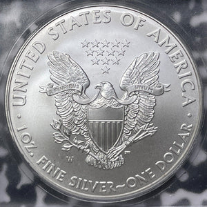 2008-W US $1 Dollar American Silver Eagle ICG SP69 Lot#G6112 .999, 1 Oz. Gem BU!