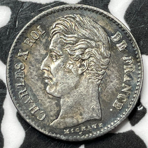 1830-A France 1/4 Franc Lot#D6735 Silver! Nice!