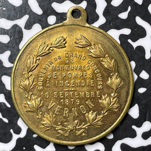 1879 France Vernon Souvenir De Grand Concours Medal Lot#M9216 32mm