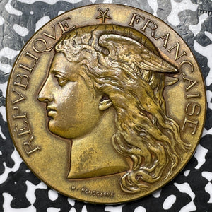 1890 France La Roche Agricultural Award Medal Lot#OV997 50mm