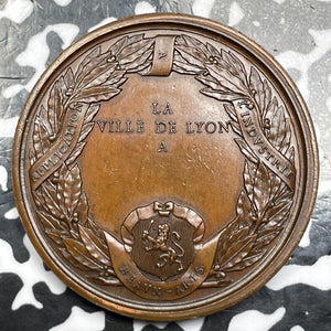 Undated France Lyon Art Society Medal Lot#JM6462 37mm