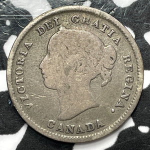 1892 Canada 5 Cents Lot#D5336 Silver!