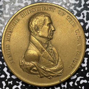 (1970s) U.S. James Monroe Peace & Friendship Medal Lot#OV951 76mm