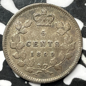 1899 Canada 5 Cents Lot#D5338 Silver!