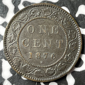 1876-H Canada Large Cent Lot#D6698